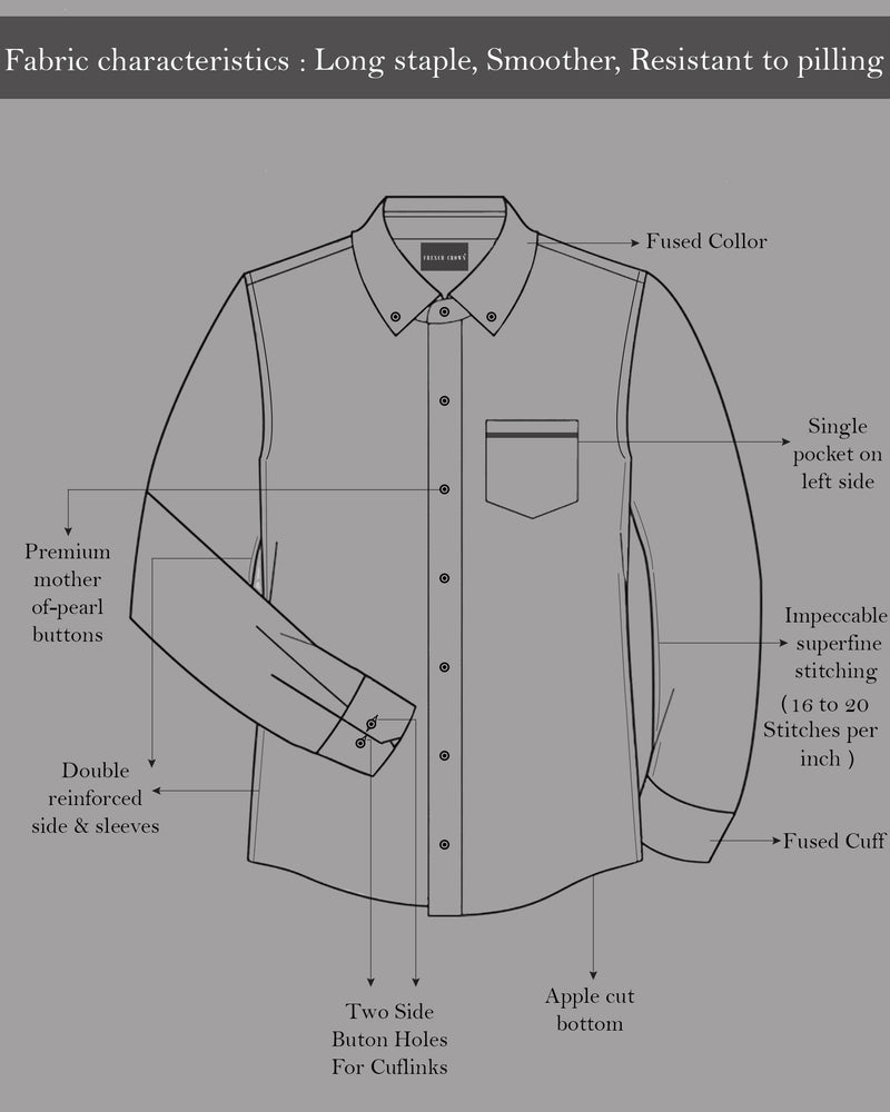 Jet Stream Royal Oxford Shirt