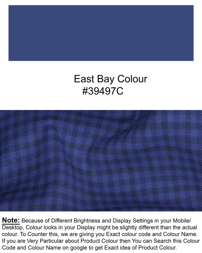 East Bay Blue Gingham Woolrich Pant T1430-28, T1430-30, T1430-32, T1430-34, T1430-36, T1430-38, T1430-40, T1430-42, T1430-44