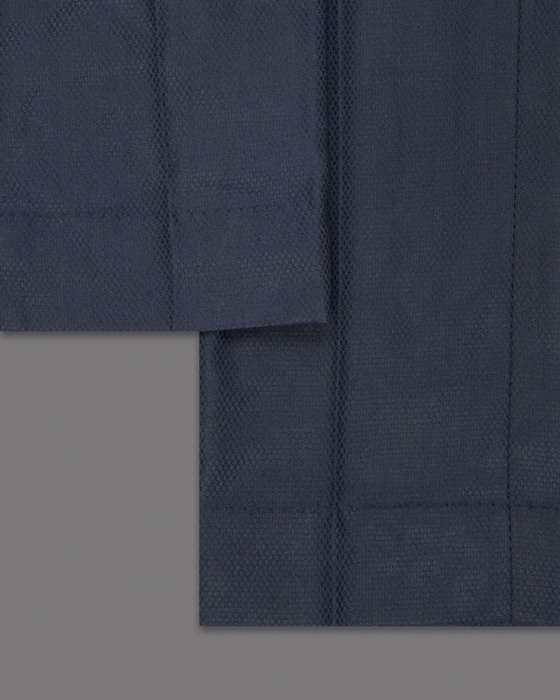 Royal Blue Wool-rich Pant