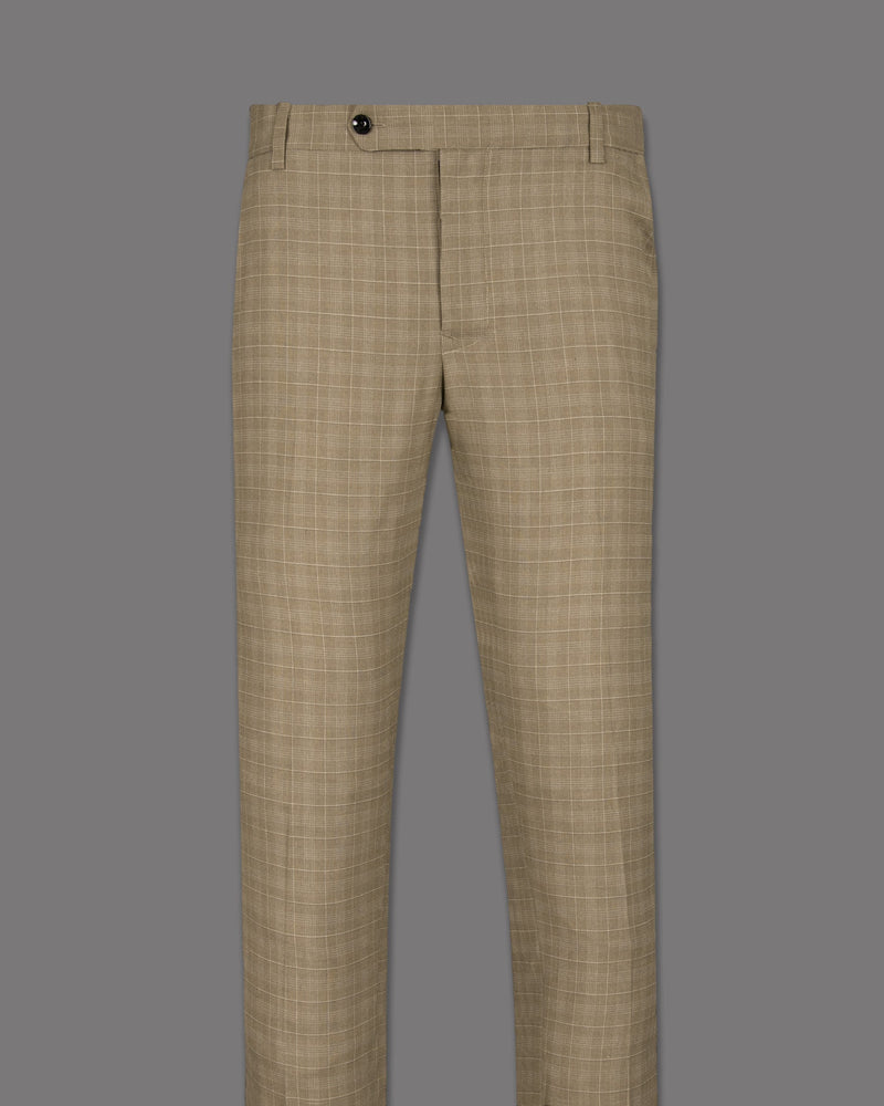 Arrowtown Brown Plaid Pant