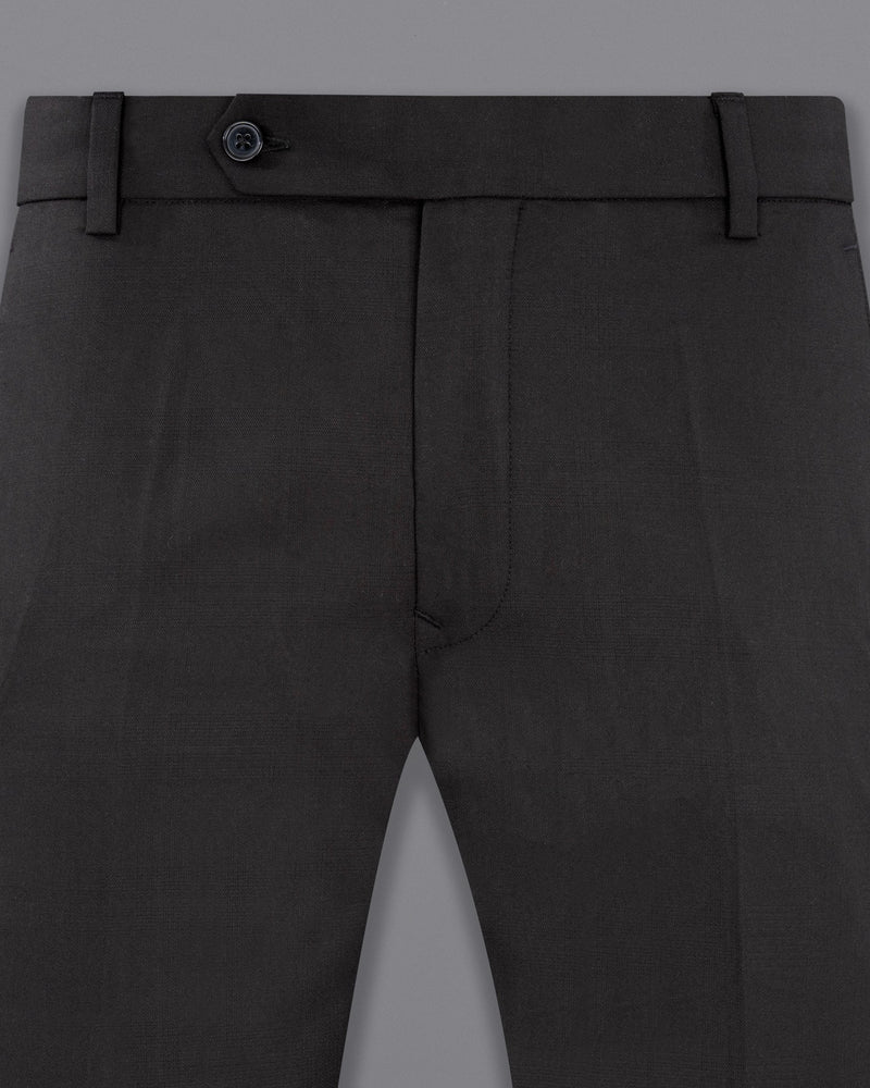 Black Russian Wool rich Pant