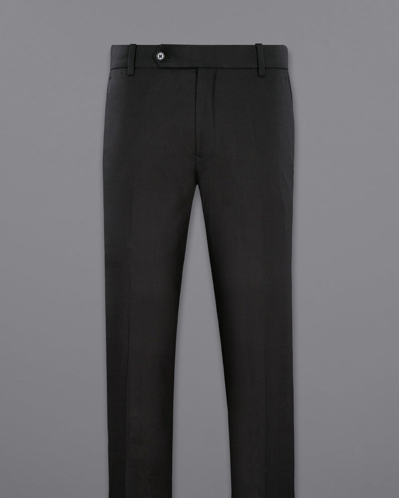 Black Russian Wool rich Pant