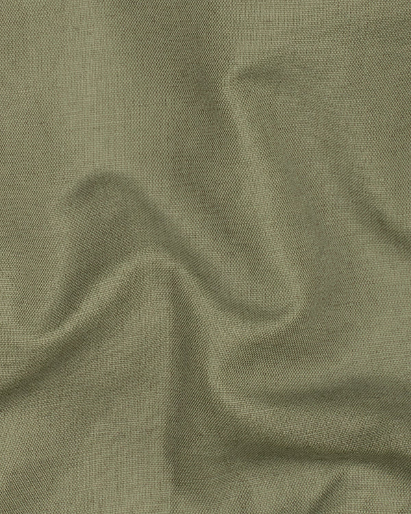 Granite Green Luxurious Linen Pant