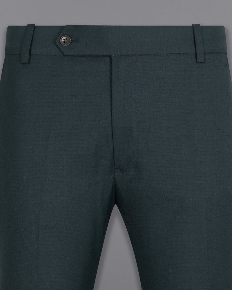 Charade Wool Subtle Textured Rich  Premium Pant