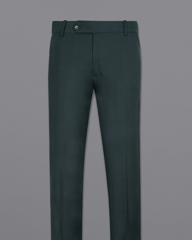 Charade Wool Subtle Textured Rich  Premium Pant