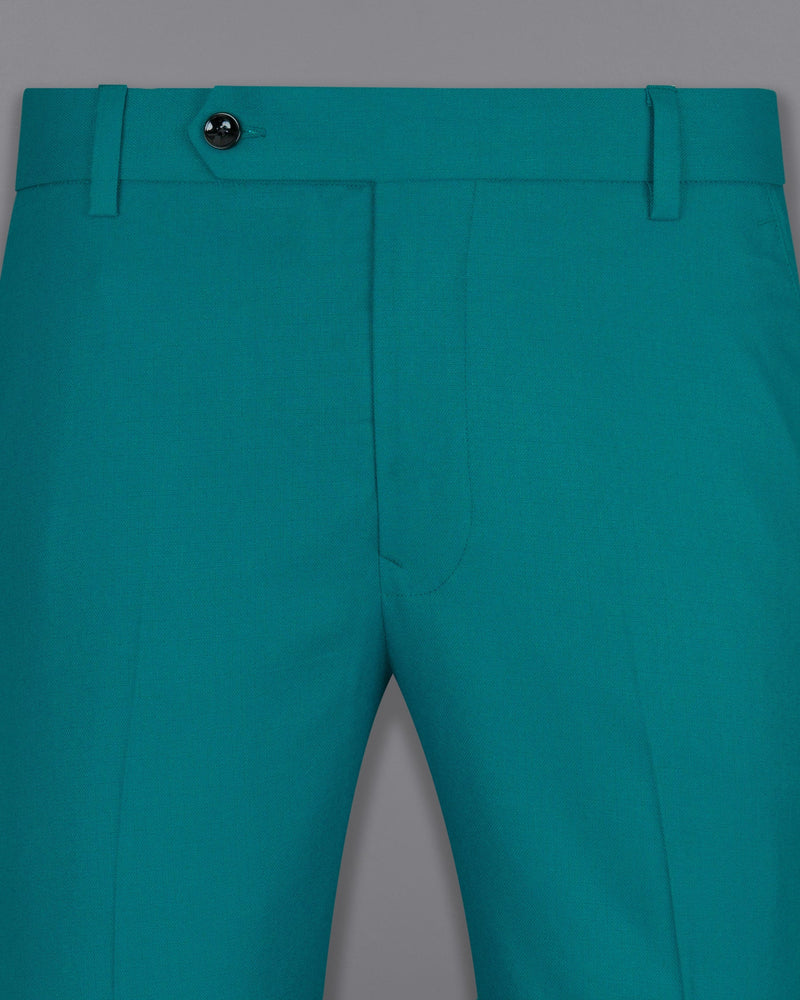 Eastern Blue Wool Rich Pant