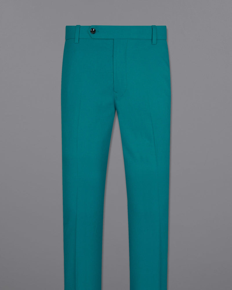 Eastern Blue Wool Rich Pant