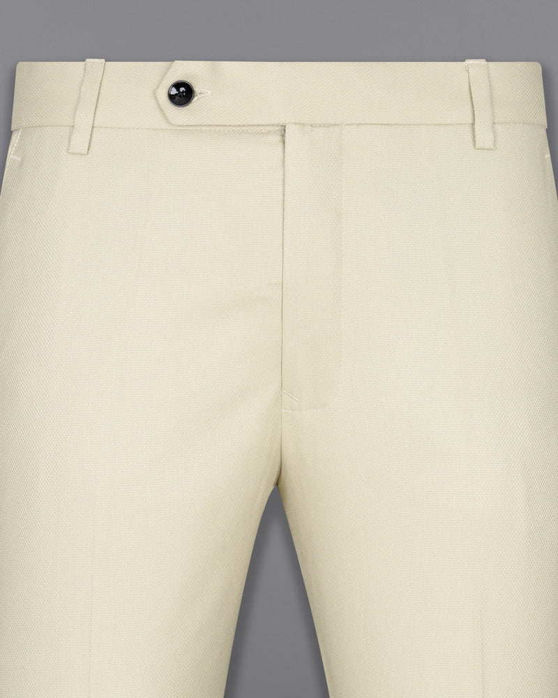 Bone Green Wool rich Pant