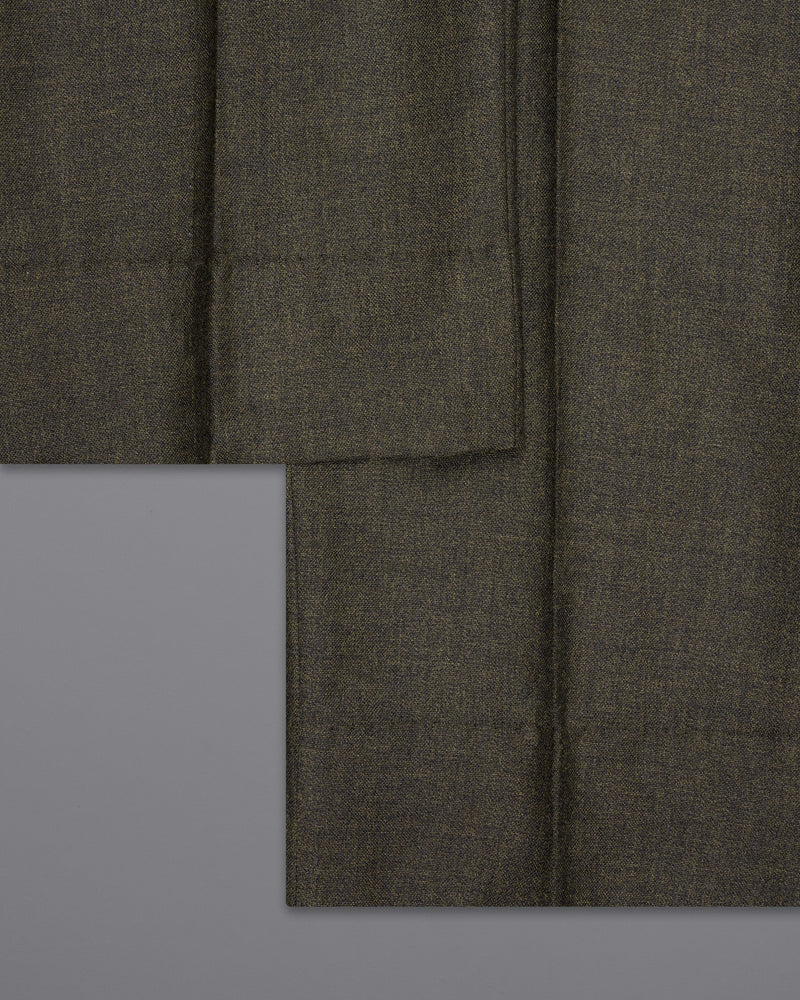 Merlin Green Wool Rich Pant