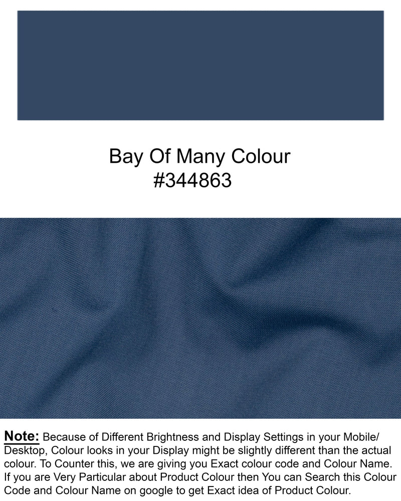 Bay of Many Blue Wool Rich Pant T1508-28, T1508-30, T1508-32, T1508-34, T1508-36, T1508-38, T1508-40, T1508-42, T1508-44