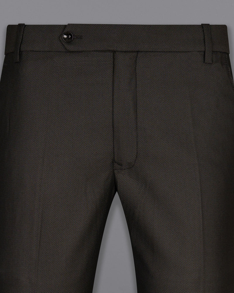 Blackish Brown Wool Rich Pant T1526-28, T1526-30, T1526-32, T1526-34, T1526-36, T1526-38, T1526-40, T1526-42, T1526-44