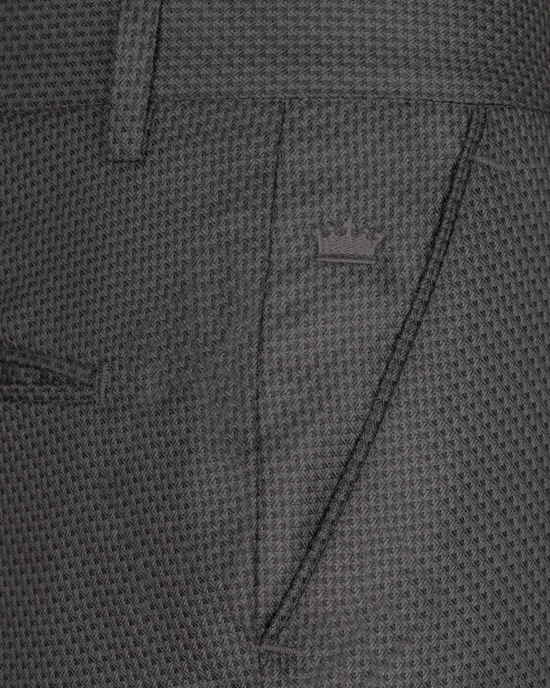 Ironside Grey With Black Patterned Woolrich Pant