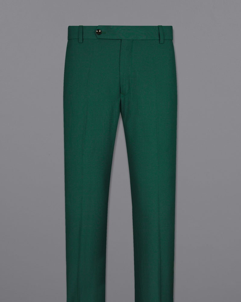 Aqua Deep Green Wool Rich Pant T1602-28, T1602-30, T1602-32, T1602-34, T1602-36, T1602-38, T1602-40, T1602-42, T1602-44