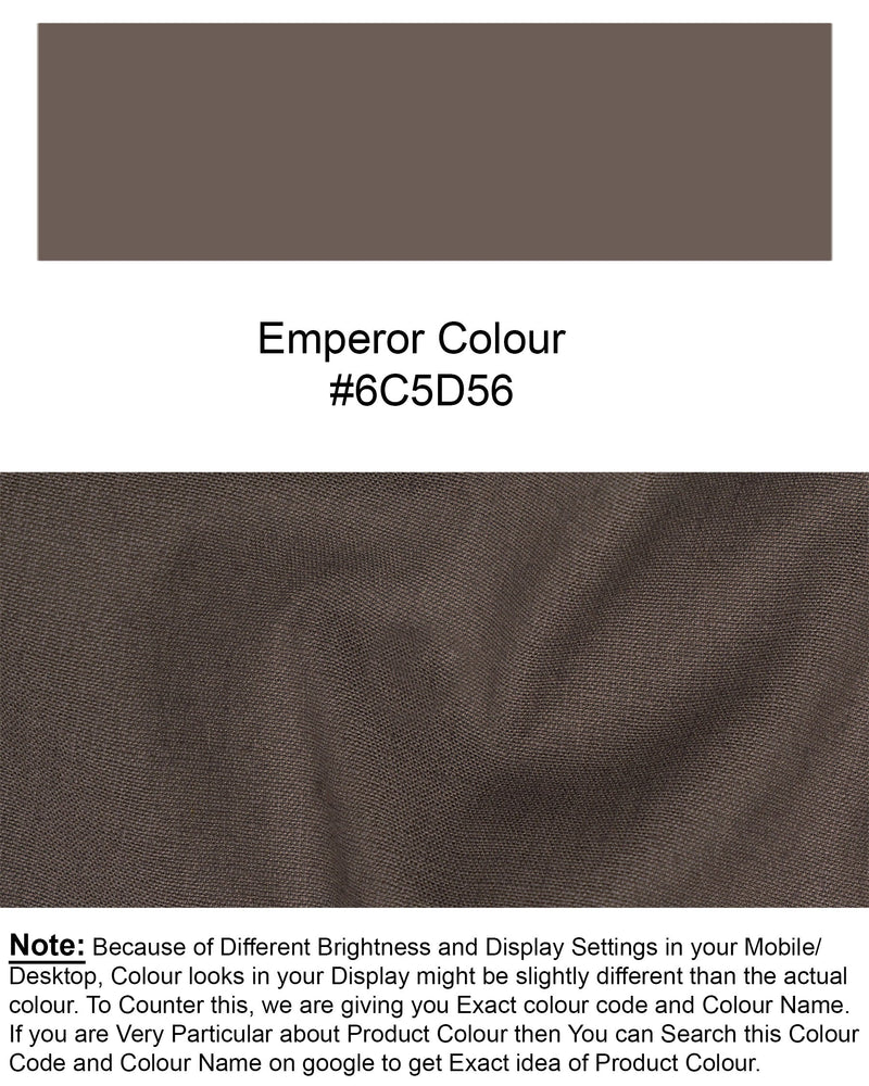 Emperor Brown Premium Cotton Pant T1617-28, T1617-30, T1617-32, T1617-34, T1617-36, T1617-38, T1617-40, T1617-42, T1617-44