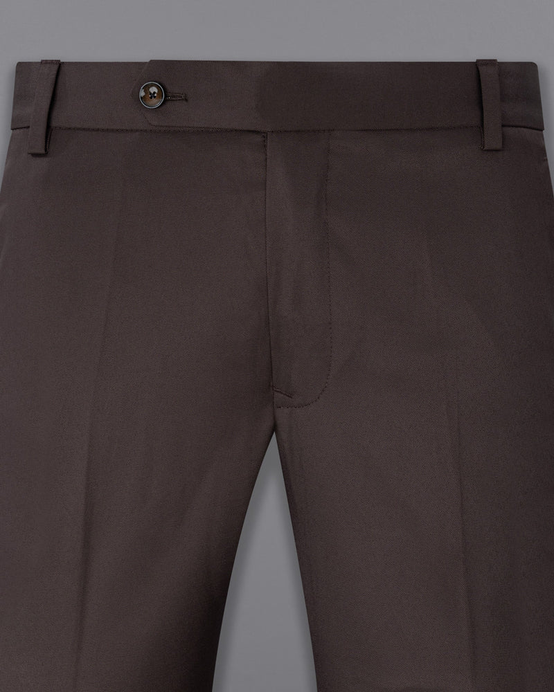 Matterhorn Brown Textured Pant