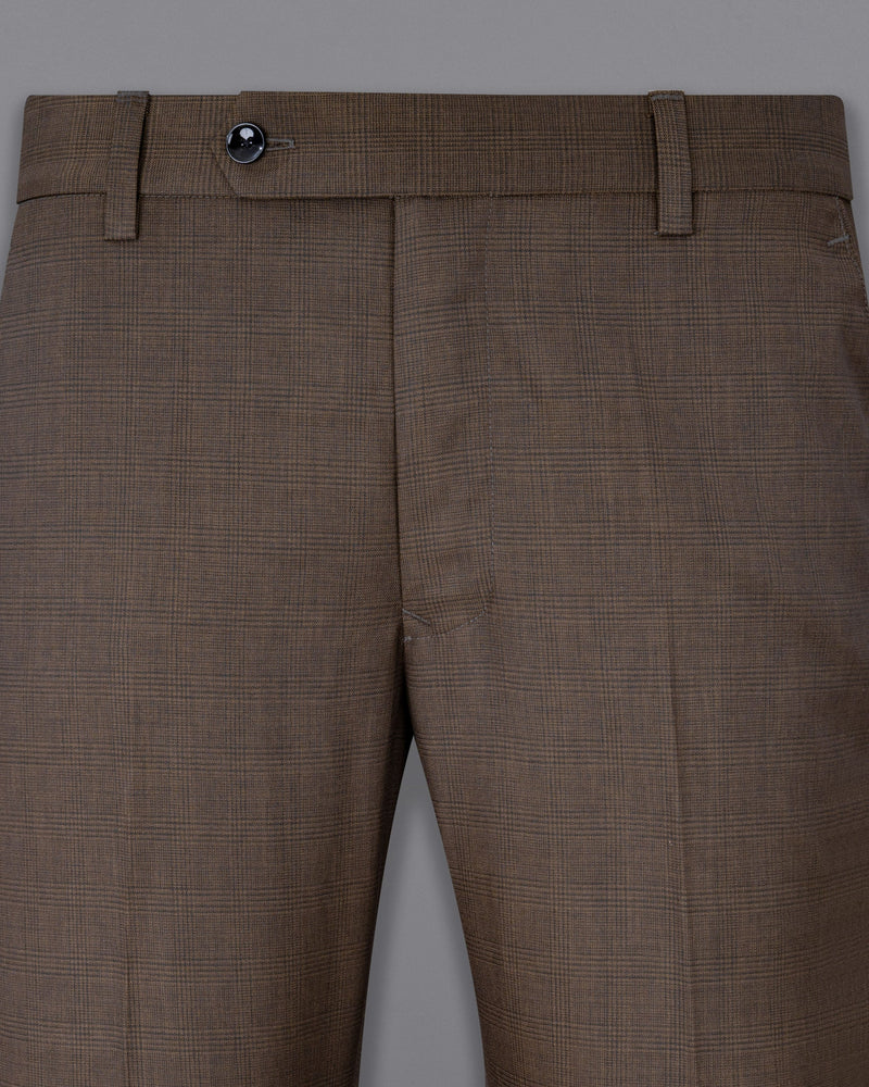 Irish Coffee Brown Plaid Pant