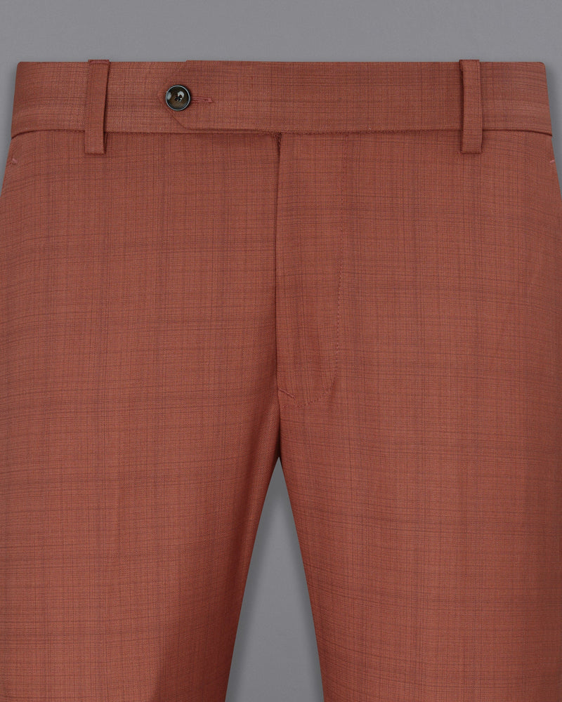 El Salva Burnt Orange Self Pant