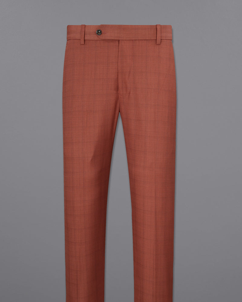 El Salva Burnt Orange Self Pant