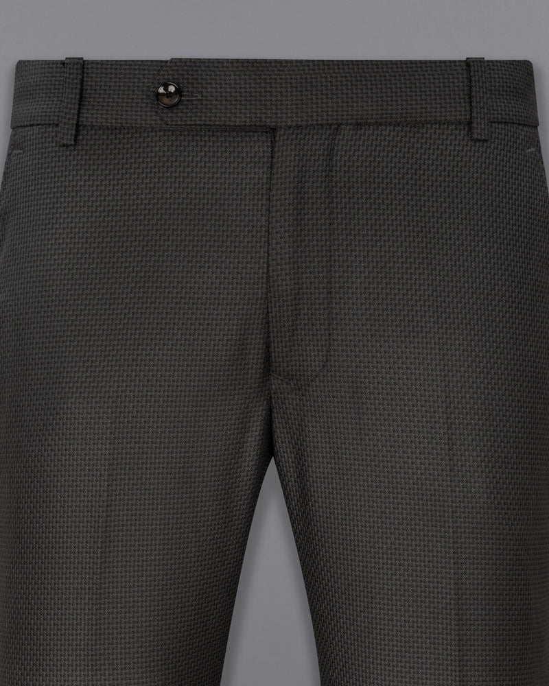 Dune Brown Textured Pant