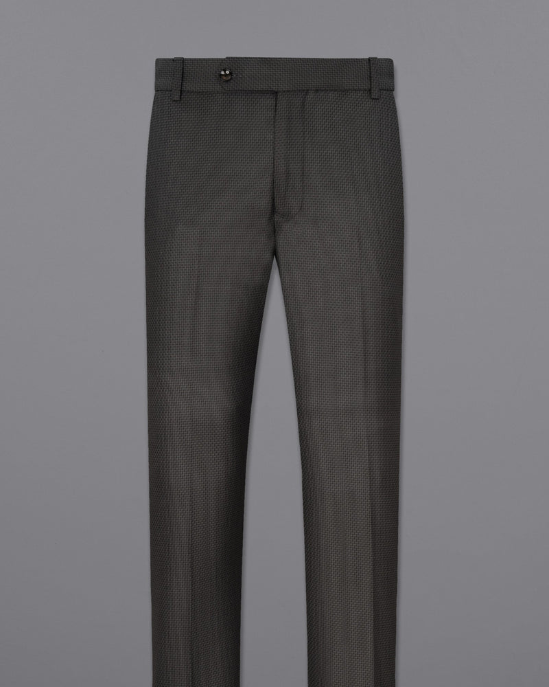 Dune Brown Textured Pant