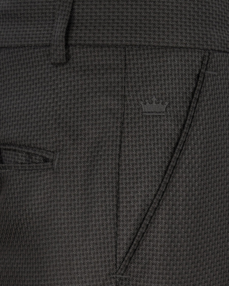 Dune Brown Textured Pant