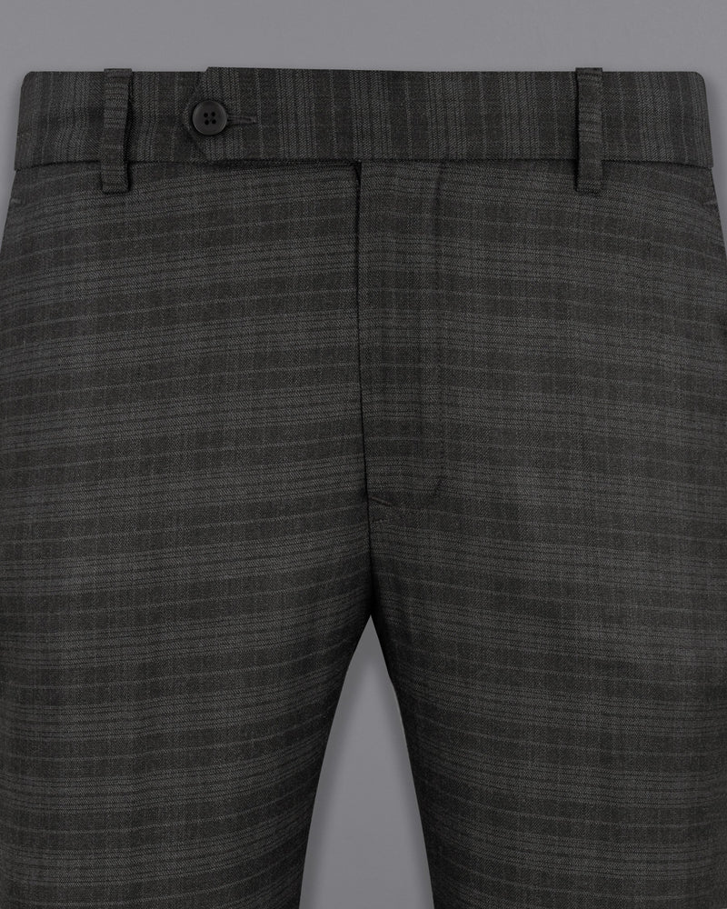 Iridium Grey Subtle Plaid Pant