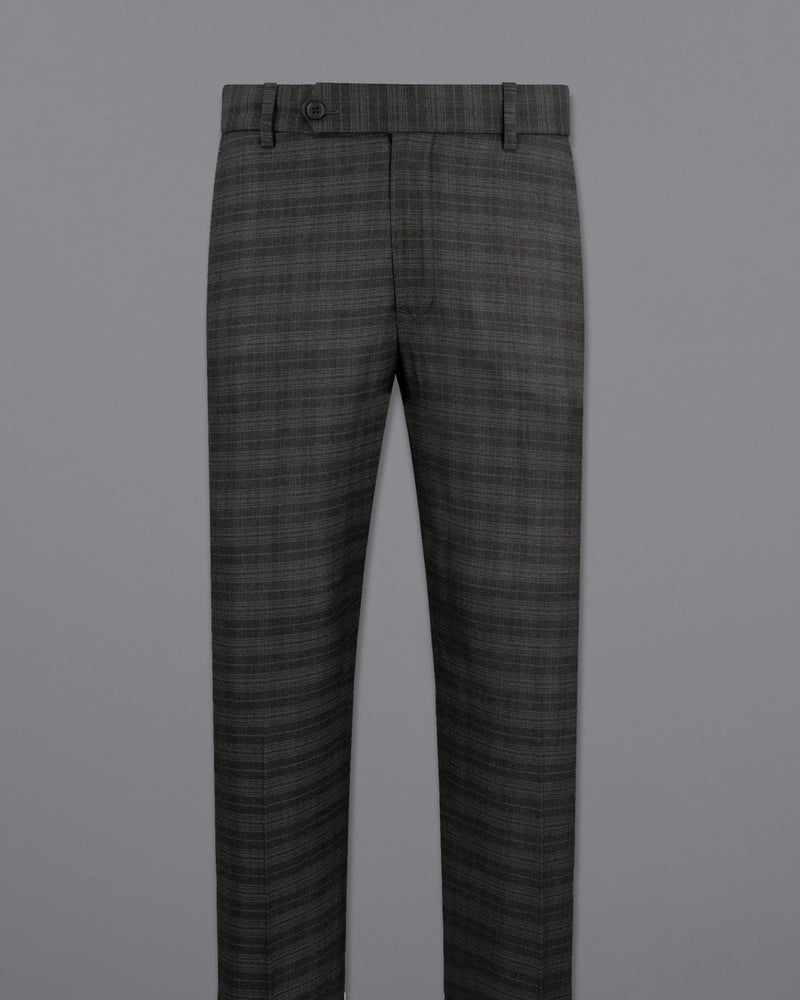 Iridium Grey Subtle Plaid Pant