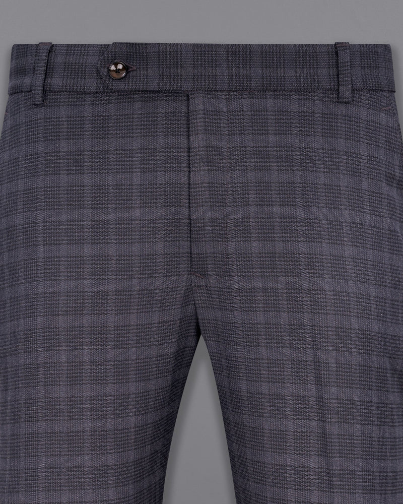 Gravel Gray Plaid Pant