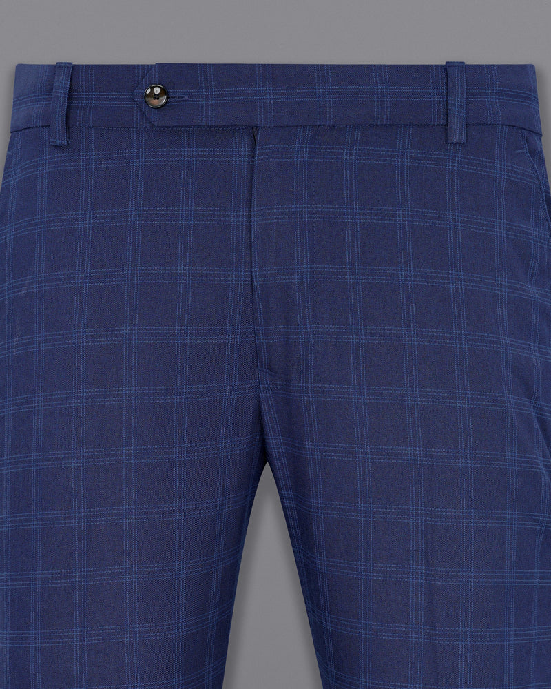 Tuna Blue Plaid Pant