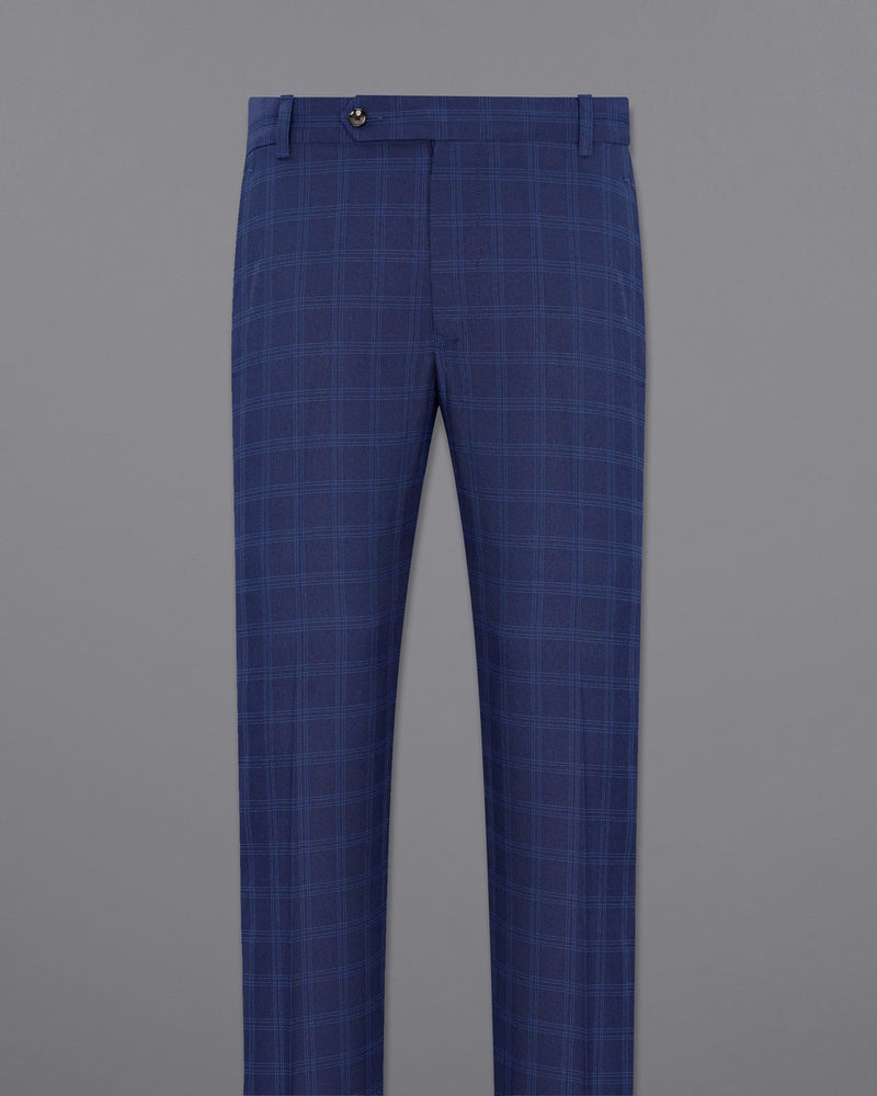 Tuna Blue Plaid Pant