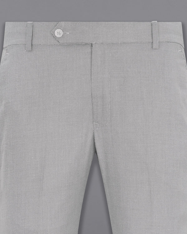 Ghost Grey Textured Pant