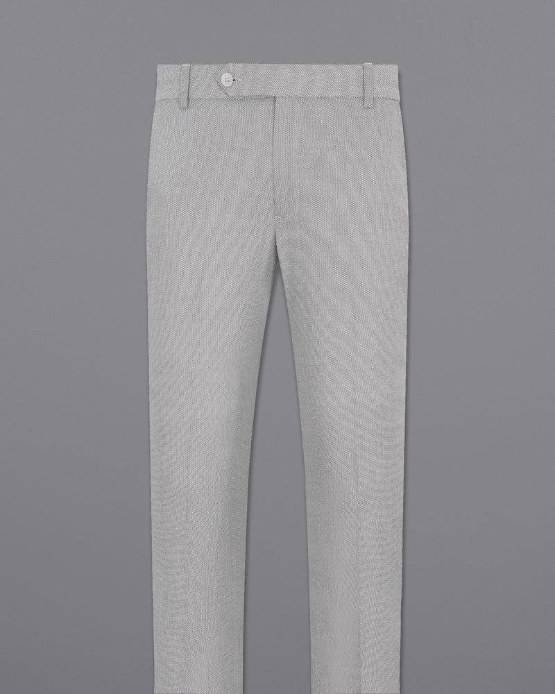 Ghost Grey Textured Pant