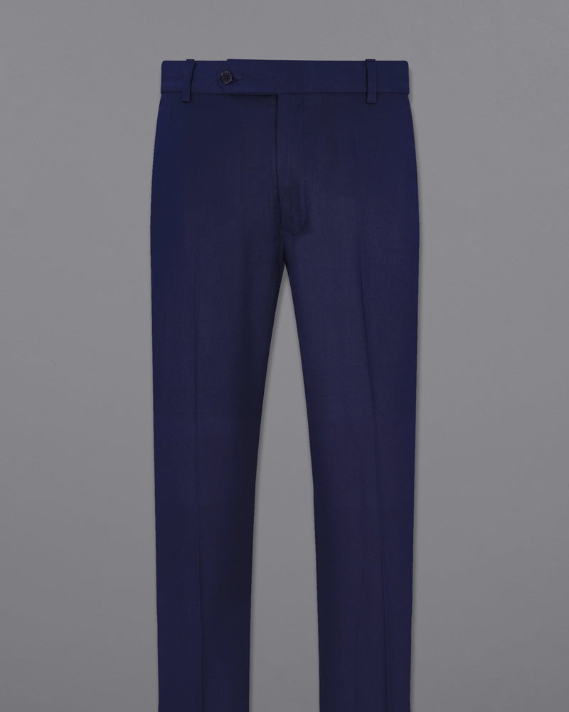 Thunder Blue Solid Pant