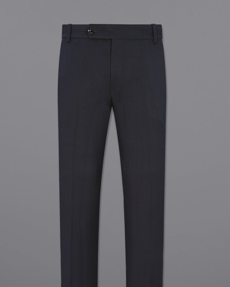 Mirage Blue Diamond Textured Pant