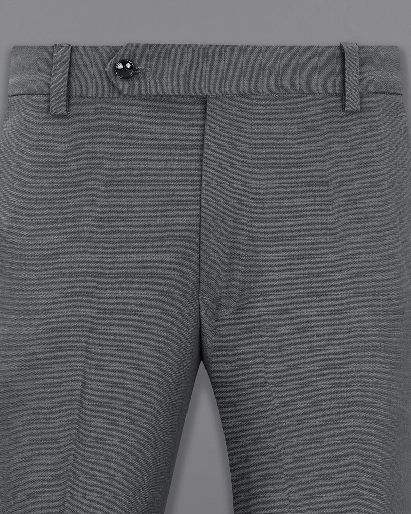 Limed Spruce Grey Textured Pant