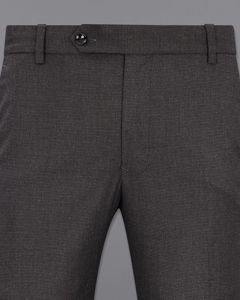 Baltic Sea Grey Textured Pant