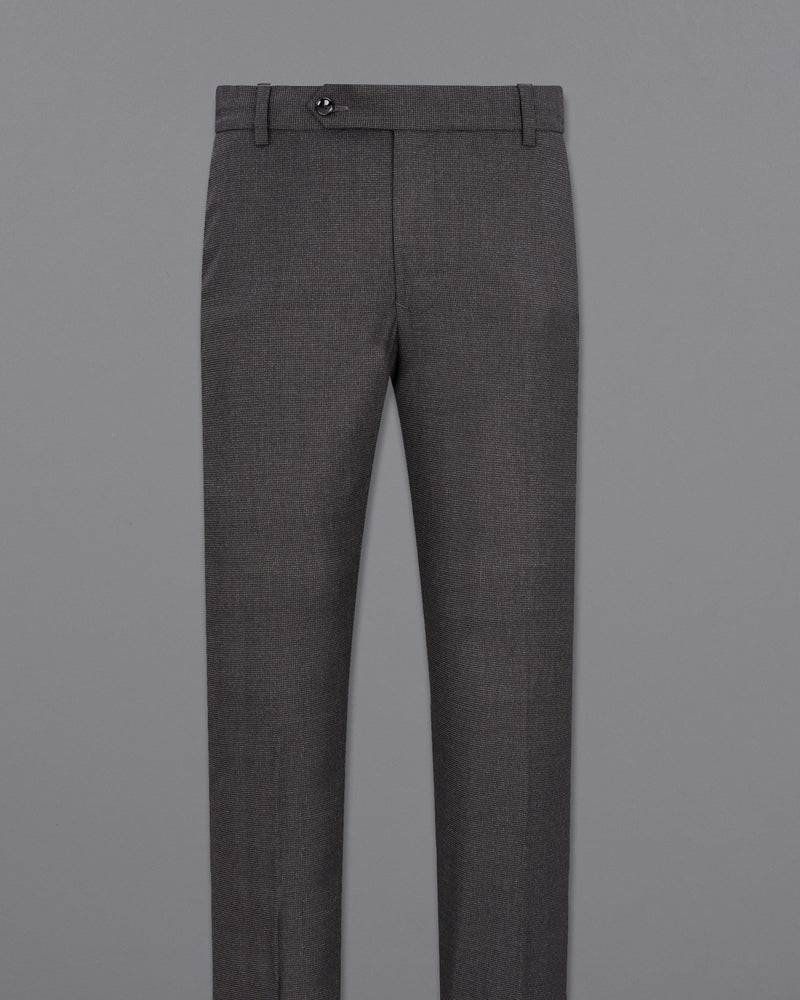 Baltic Sea Grey Textured Pant