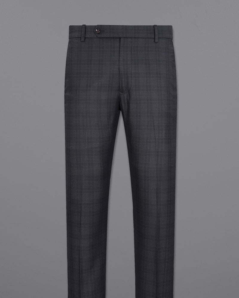 Rangoon Black Plaid Pant