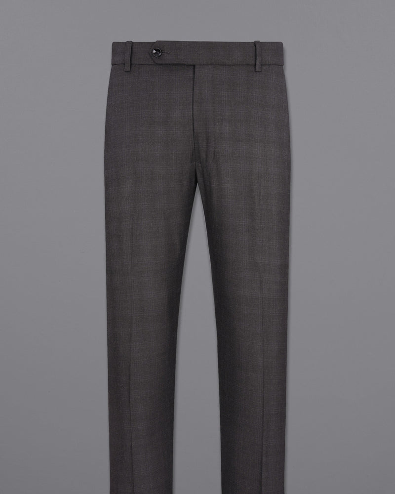 Iridium Gray Plaid Pant