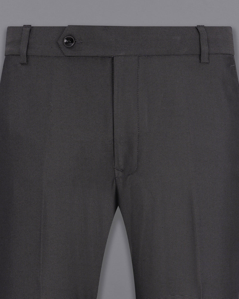 Vampire Gray Textured Pant