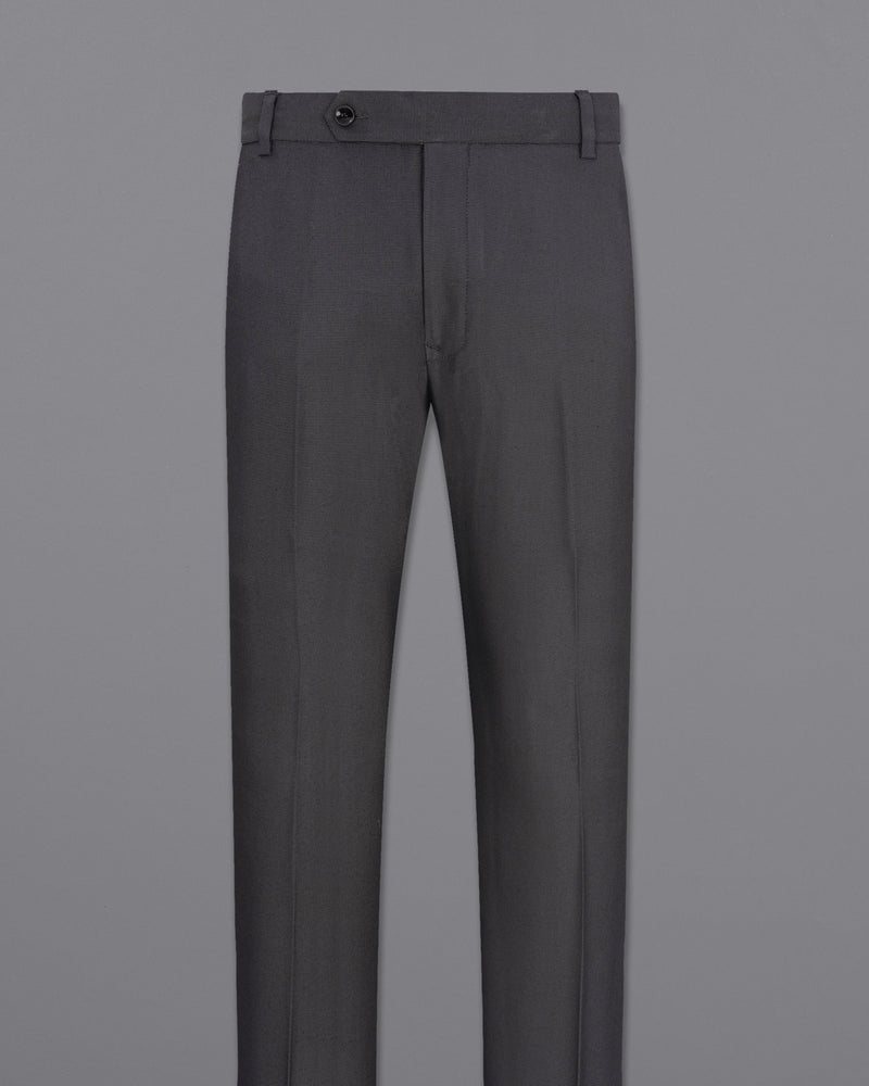 Vampire Gray Textured Pant