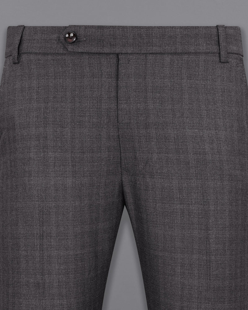 Iridium Gray Plaid Pant