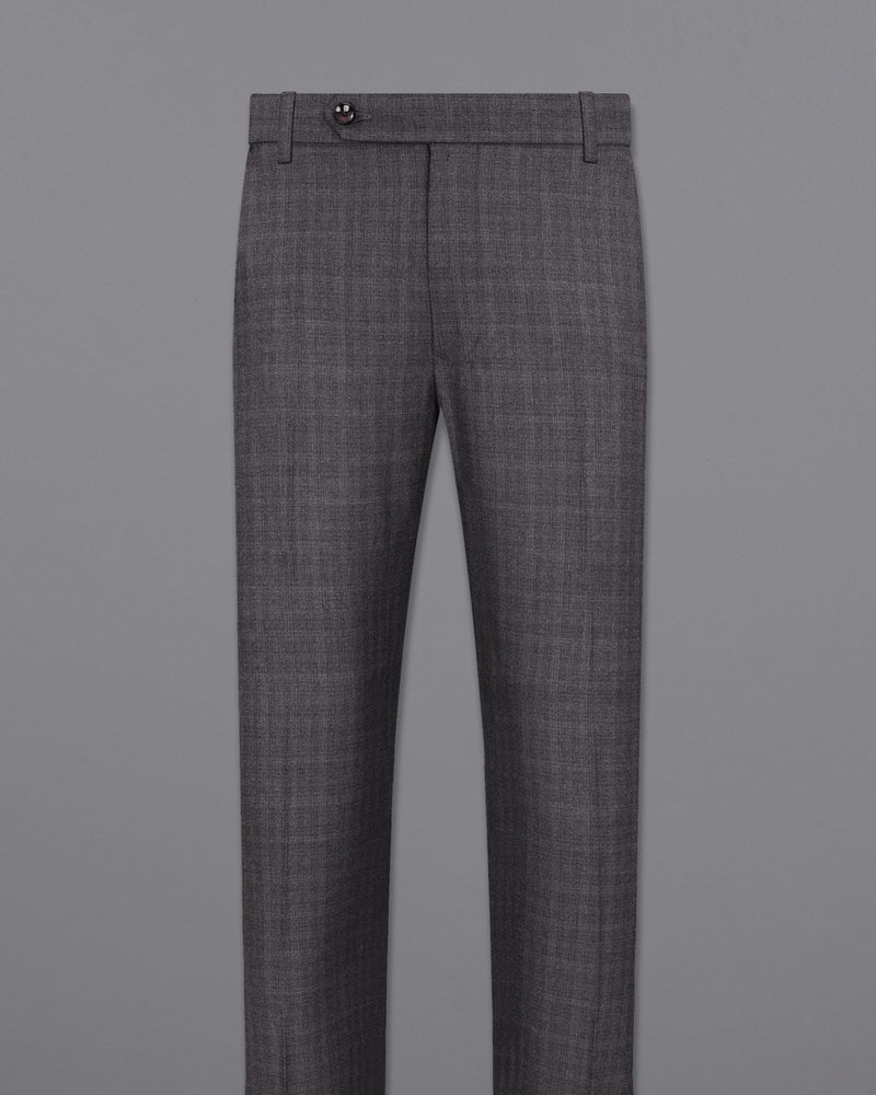 Iridium Gray Plaid Pant