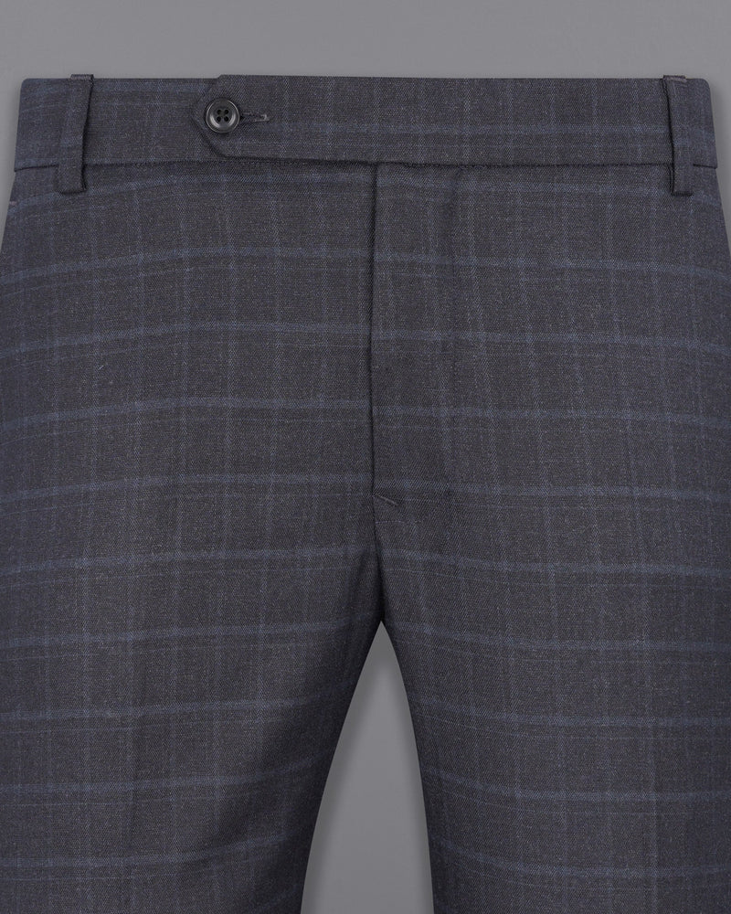 Thunder Gray Plaid Pant