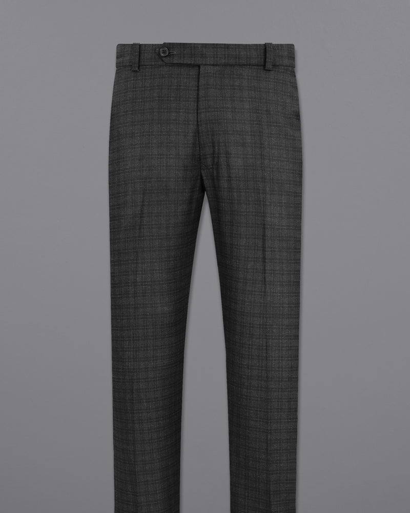 Zeus Gray Plaid Pant