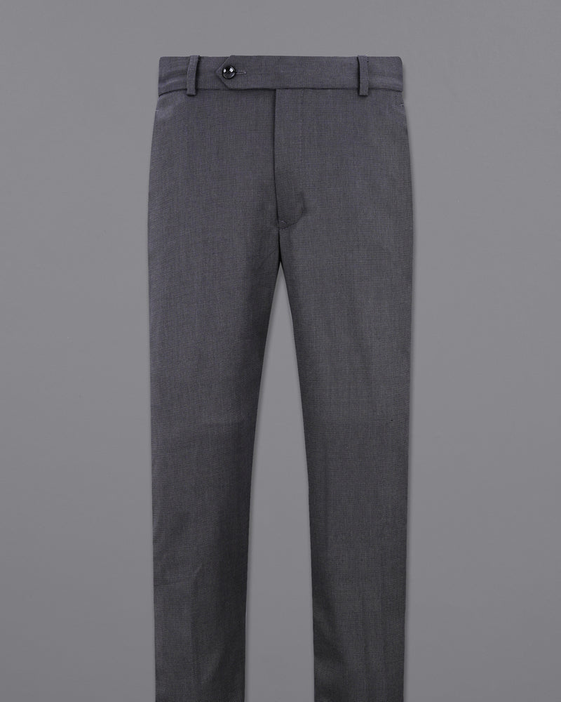 Gunmetal Gray Cotton Pant