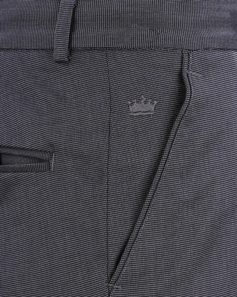 Gunmetal Gray Cotton Pant