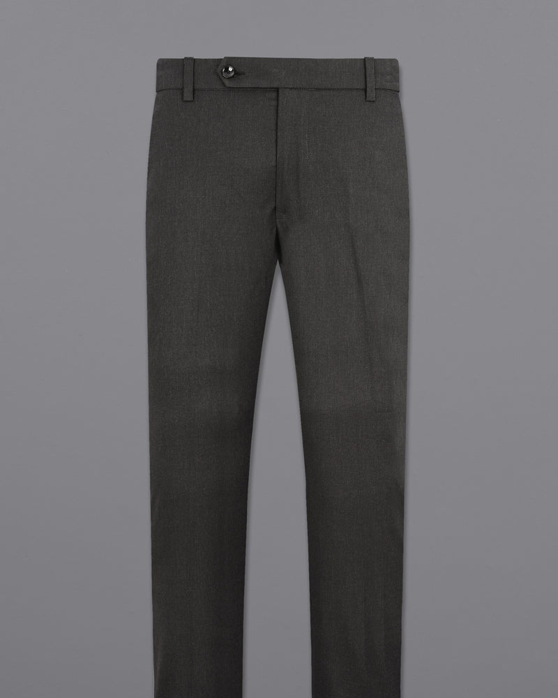 Thunder Gray Textured Pant