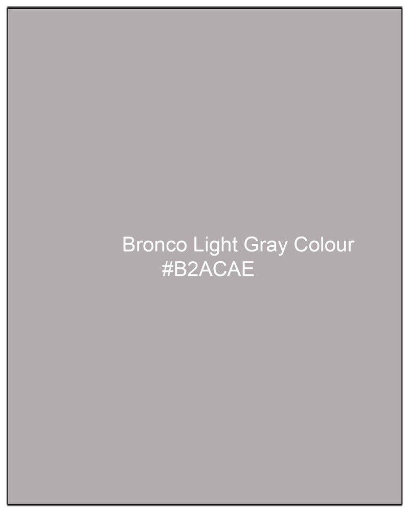 Bronco Light Gray Plaid Pant