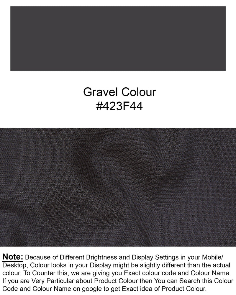 Gravel Gray Textured Pant